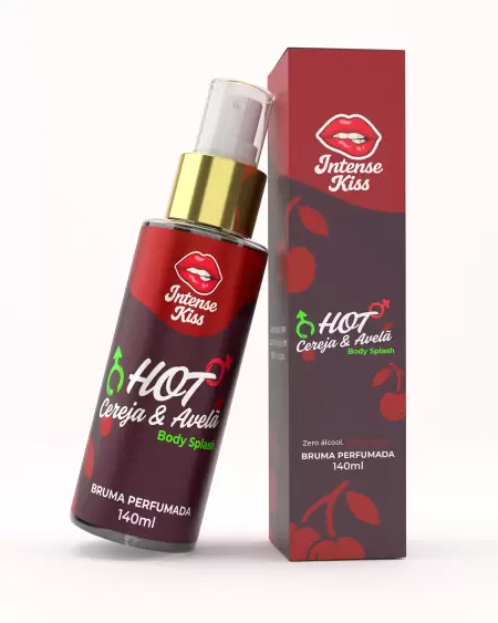 Body Splash Hot - Cereja e Avelã 140ml