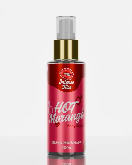 Body Splash Hot - Morango 140ml